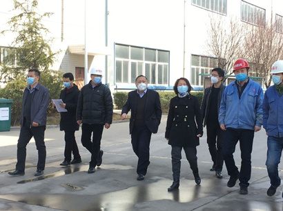 【陜重有限】市國資委巡視員許一雙一行檢查、指導陜重公司疫情防控工作